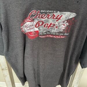 Bugle‎ Boy Cherry Pop Retro Soda Graphic Ringer T Shirt Men’s Large